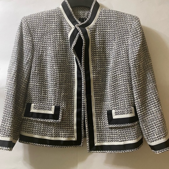 INC jacket cream and black, in great condition. - Picture 1 of 3